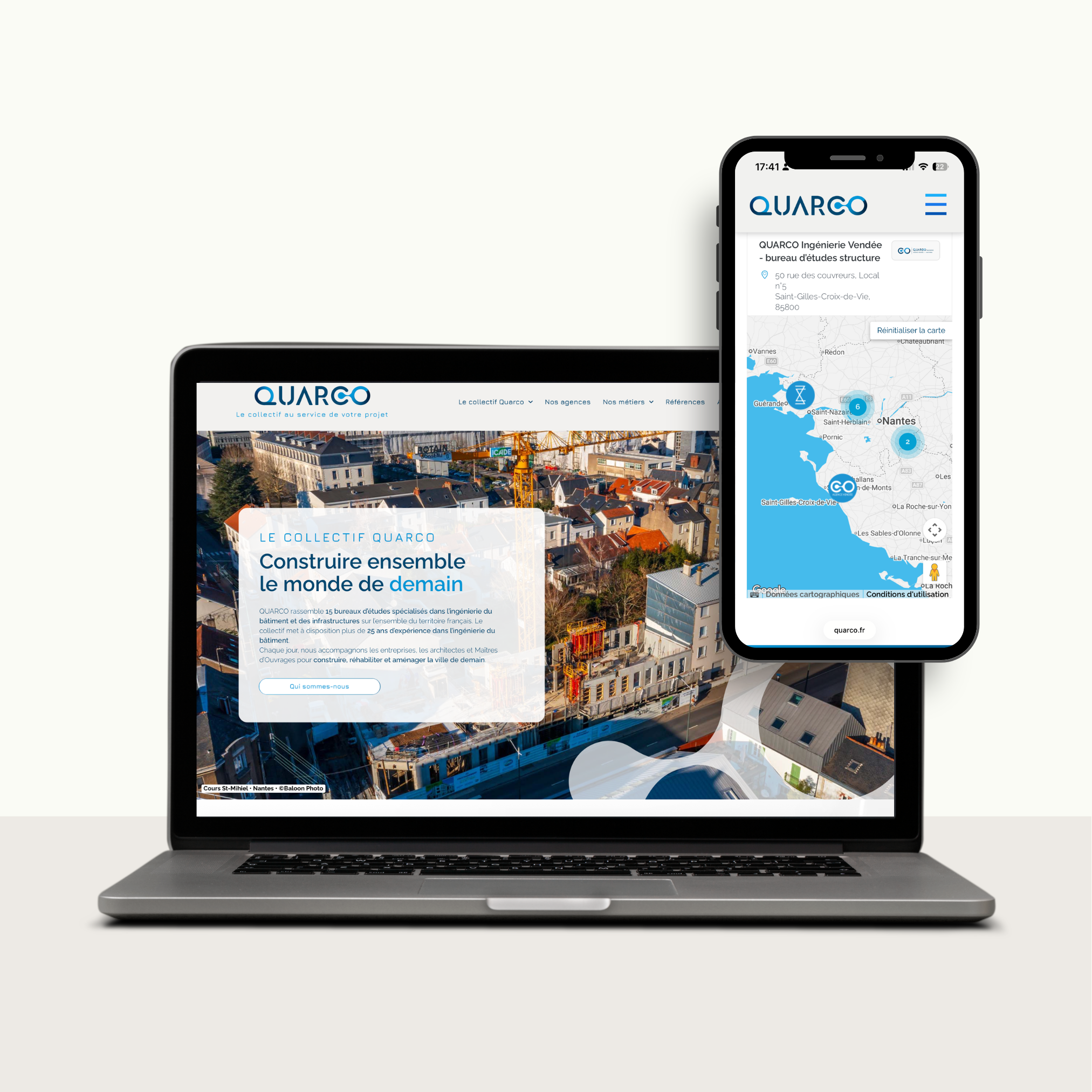 Minimalist Website Launch Computer Mockup Instagram Post