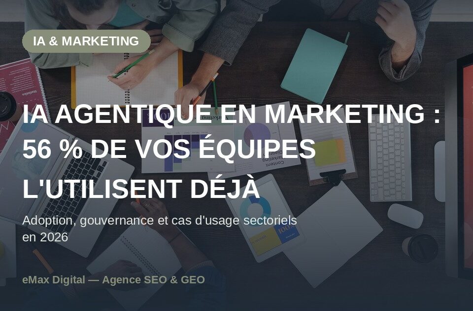 IA agentique en marketing : adoption par les équipes en 2026